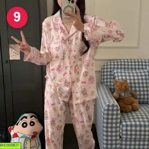 BỘ PIJAMA DÀI TAY HỌA TIẾT 20 MẪU