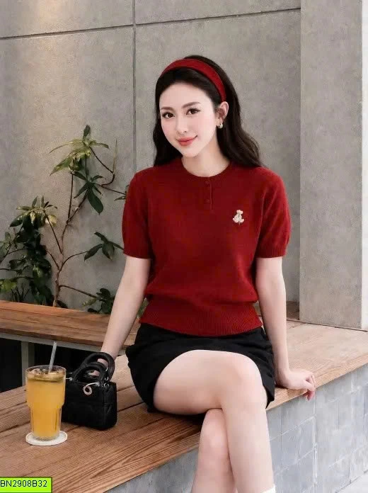 ÁO LEN THÊU GẤU TEDDY JADEMAISON