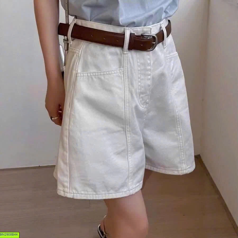 QUẦN SHORT JEAN TRẮNG