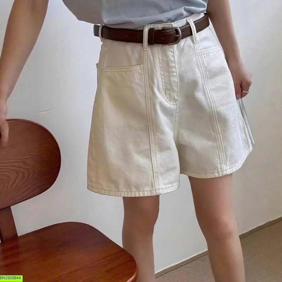 QUẦN SHORT JEAN TRẮNG