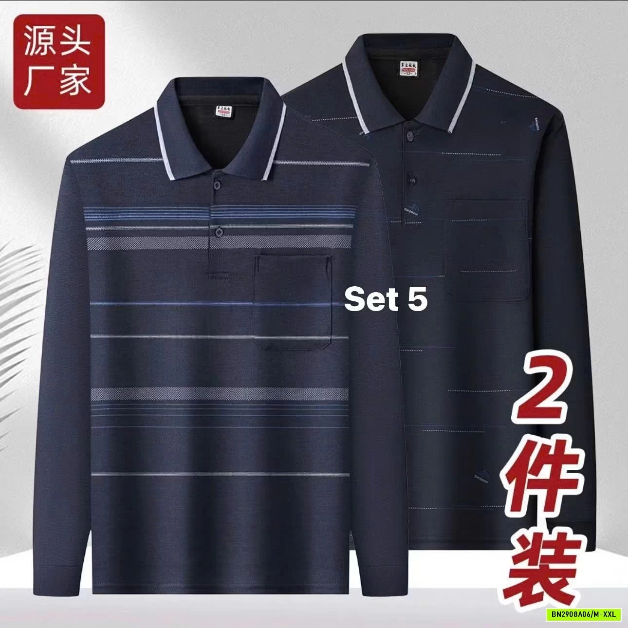 SET 2 POLO NAM DÀI TAY