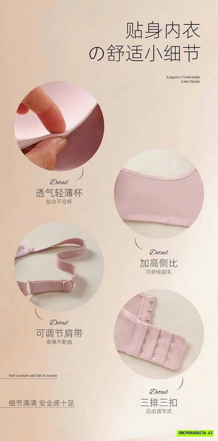 ÁO NGỰC MỎNG NHẸ – MỀM ÊM, THOÁNG KHÍ, KHÔNG GỌNG