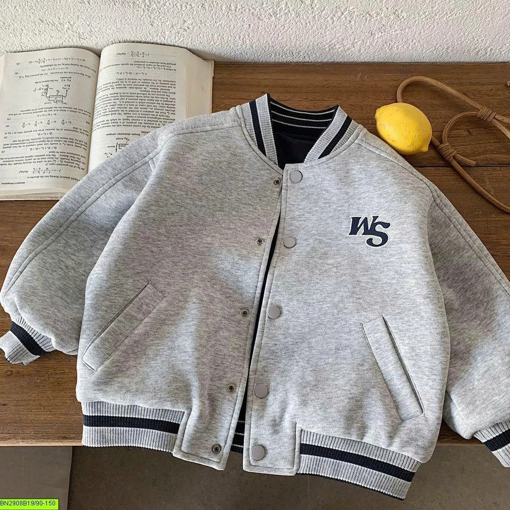 ÁO KHOÁC BOMBER 2 MẶT CHO BÉ