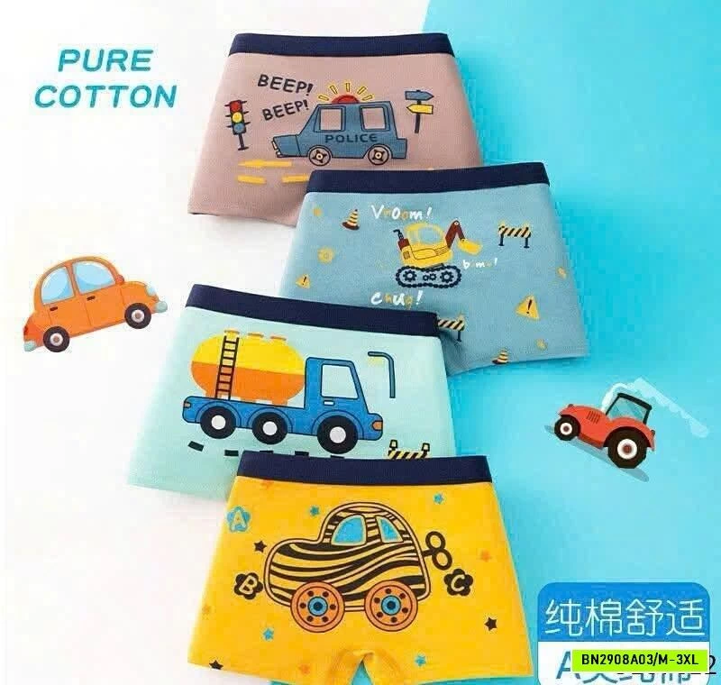 SET 4 QUẦN CHIP ĐÙI IN HÌNH BT