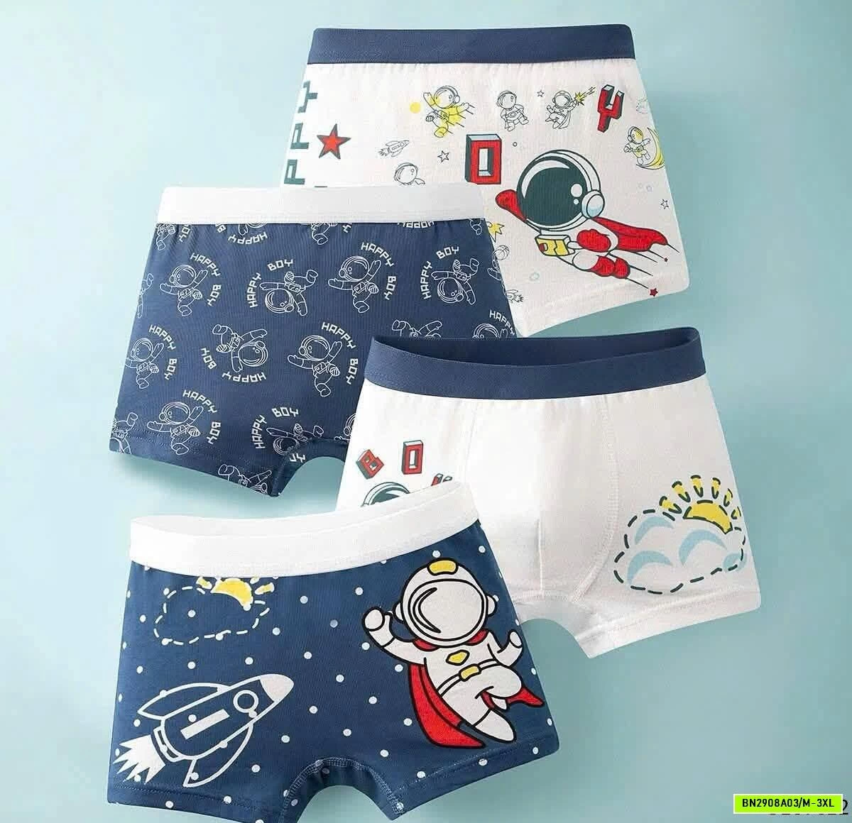 SET 4 QUẦN CHIP ĐÙI IN HÌNH BT