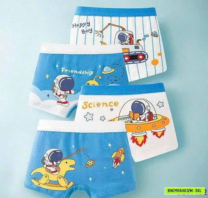 SET 4 QUẦN CHIP ĐÙI IN HÌNH BT