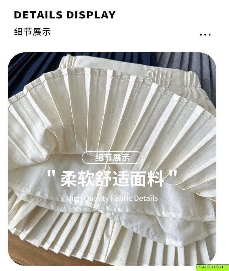CHÂN VÁY XẾP LY MIU MIU