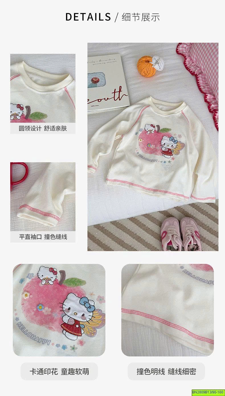 ÁO THUN HOẠT HÌNH BÉ GÁI