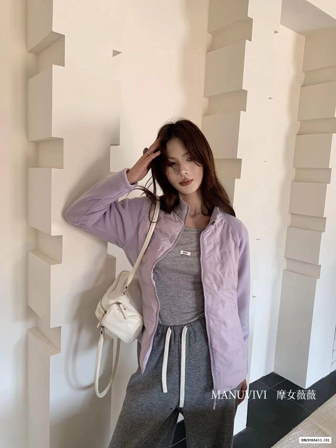 KHOÁC PHAO PHỐI NỈ LÓT LÔNG