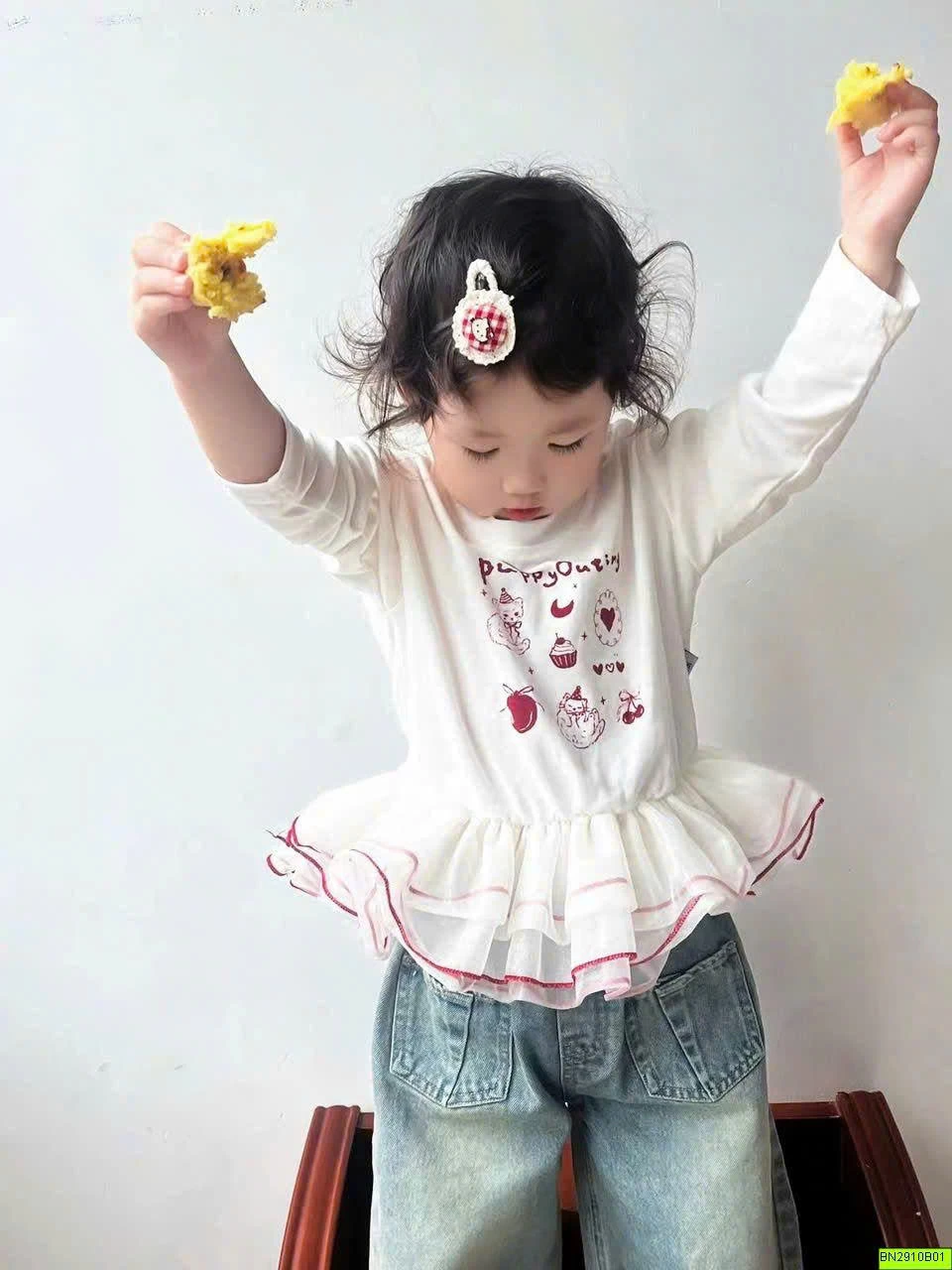 ÁO DÀI TAY PHỐI VOAN BG