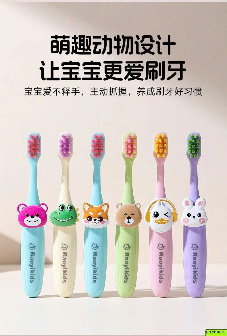 SET 6 BÀN CHẢI ĐÁNH RĂNG CHO BÉ 3–6 TUỔI