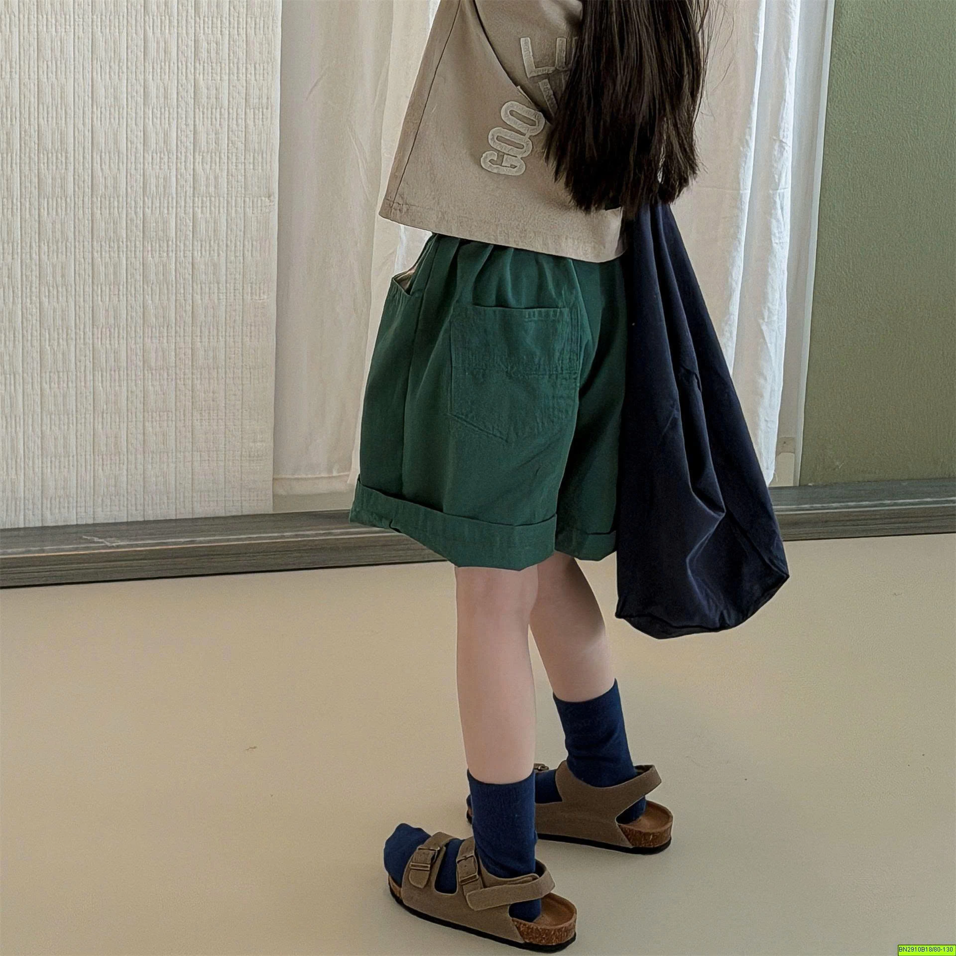 QUẦN SHORT THÔ THÊU CHỮI ADBABY