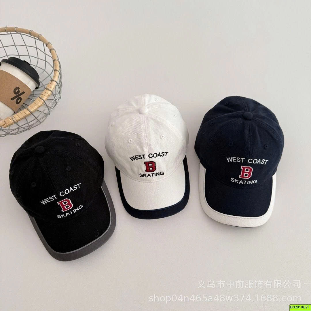 MŨ LƯỠI TRAI CHỮ B PHỐI VIỀN