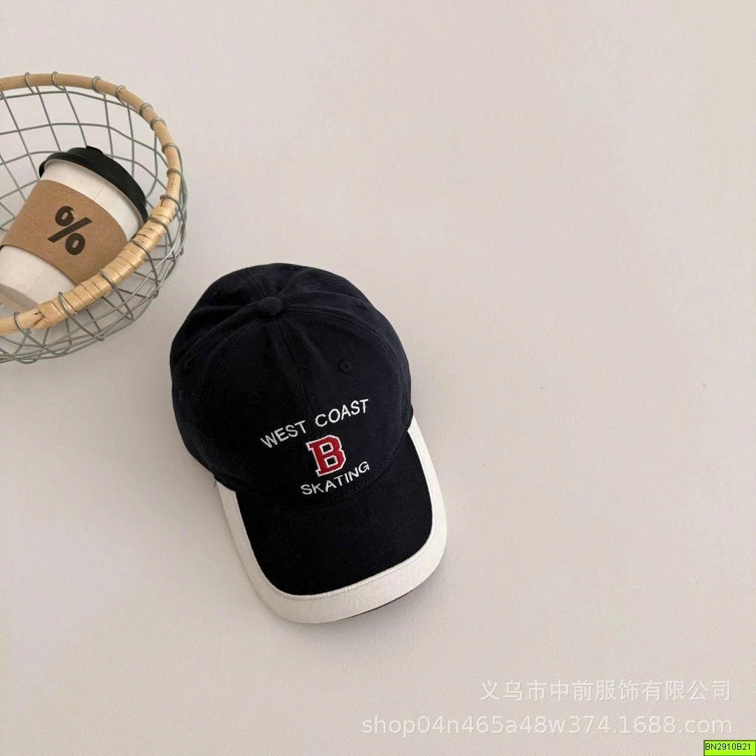 MŨ LƯỠI TRAI CHỮ B PHỐI VIỀN