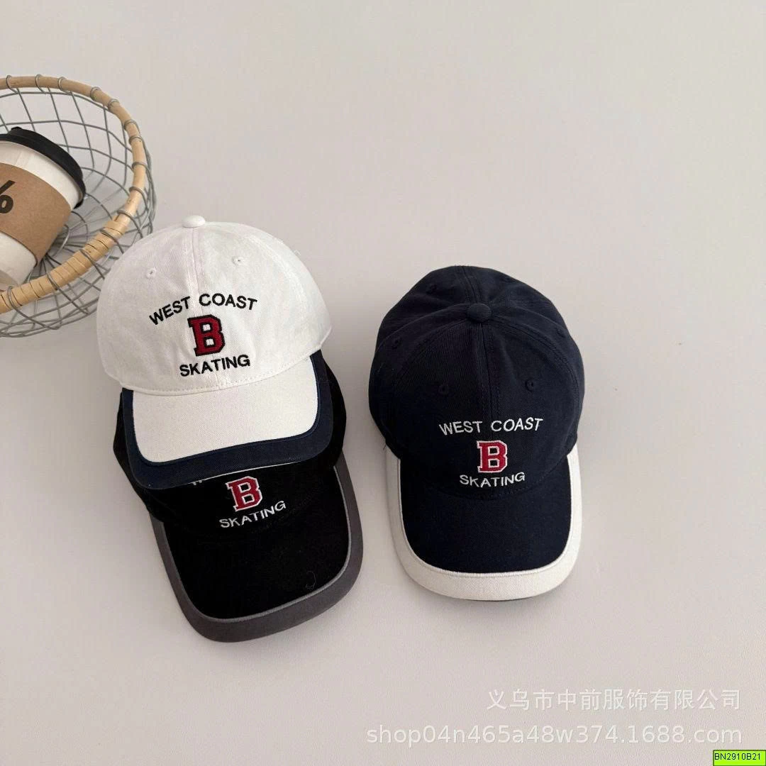 MŨ LƯỠI TRAI CHỮ B PHỐI VIỀN
