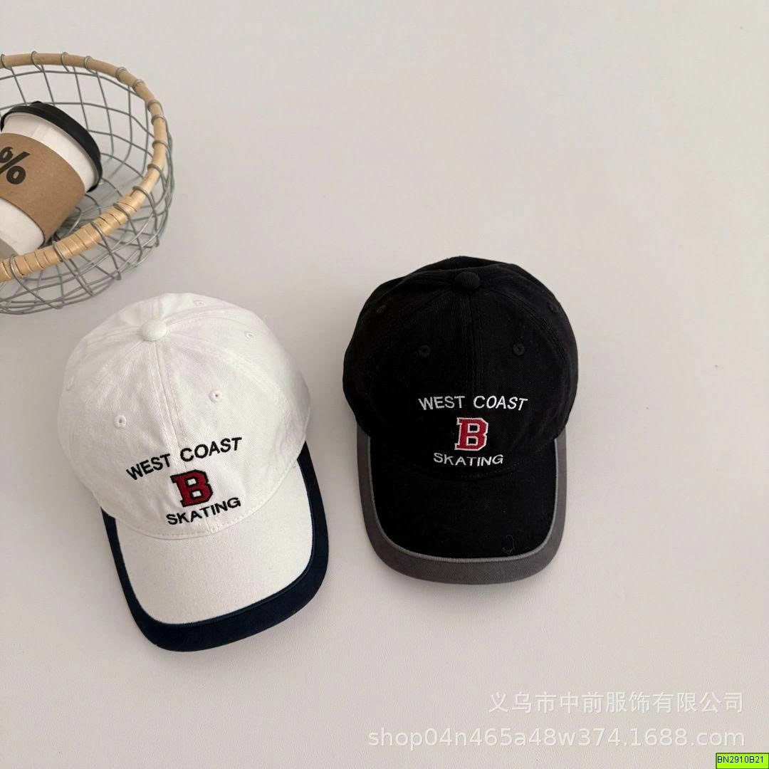 MŨ LƯỠI TRAI CHỮ B PHỐI VIỀN