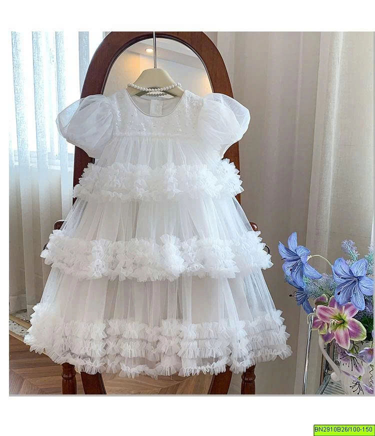 ĐẦM VOAN 3 TẦNG TAY BỒNG