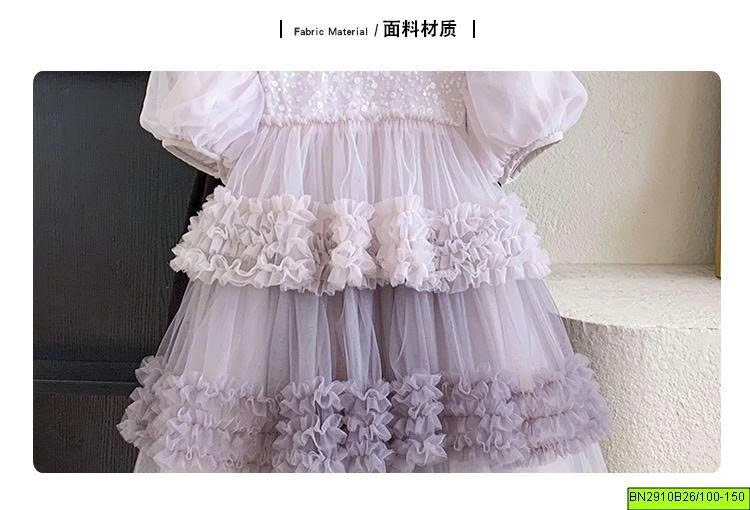 ĐẦM VOAN 3 TẦNG TAY BỒNG