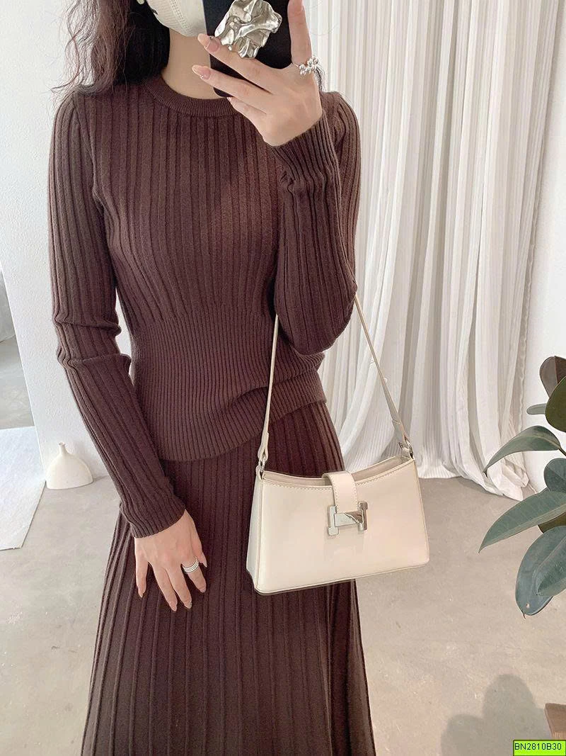SÉT ĐẦM LEN DÁNG DÀI