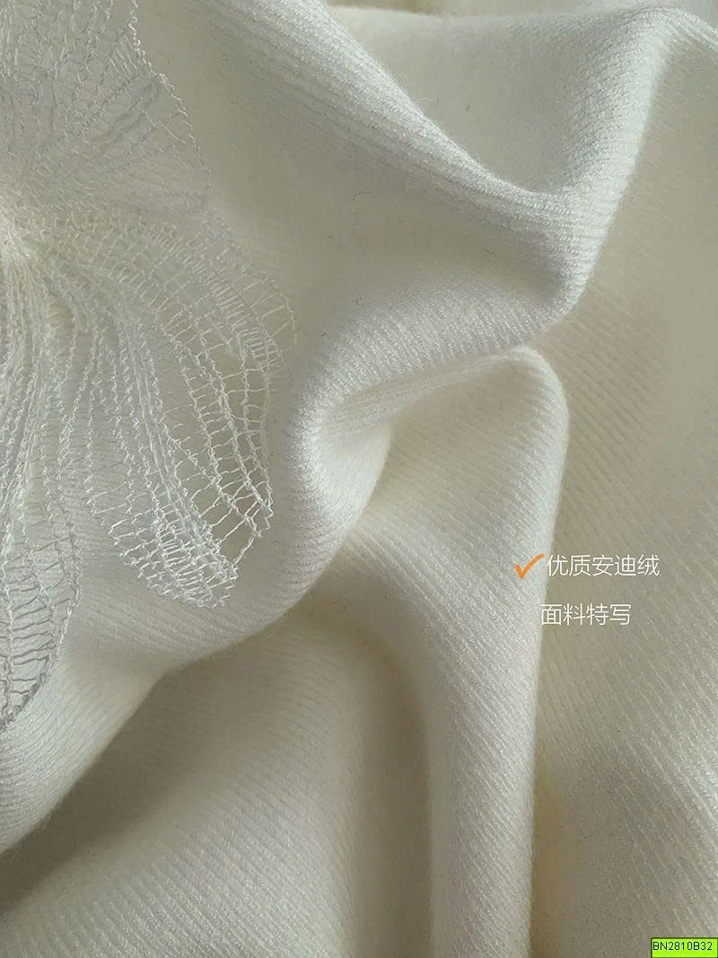 ÁO DỆT KIM CỔ PHỐI REN