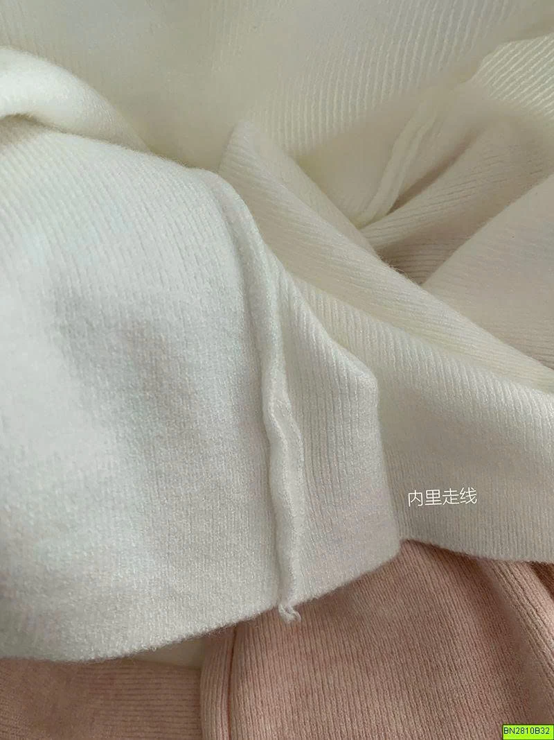 ÁO DỆT KIM CỔ PHỐI REN