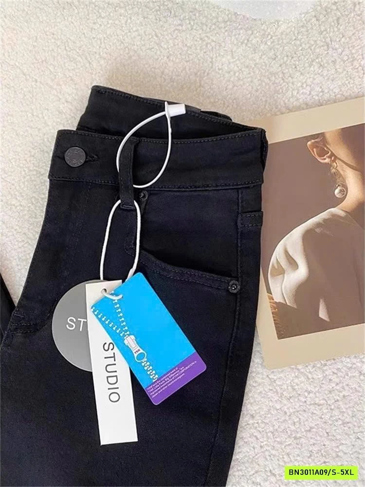 QUẦN JEAN THÊU NƠ NỮ