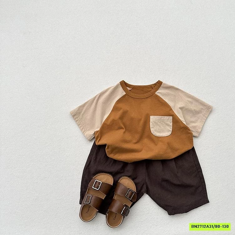 ÁO THUN PHỐI MÀU TAY ANKOBOMA