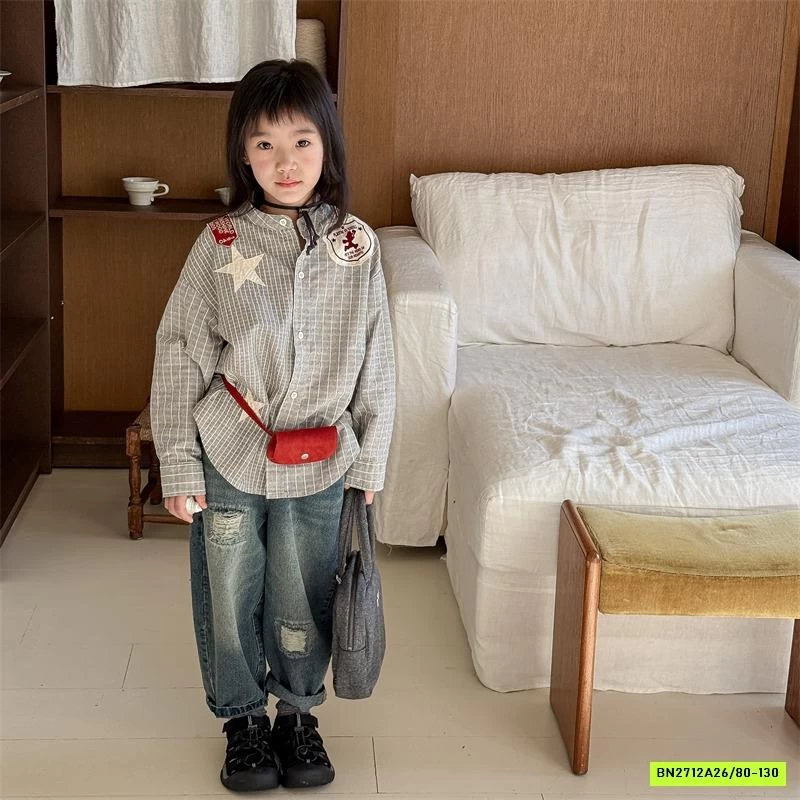 JEANS BAGGY RÁCH GỐI ADBABY