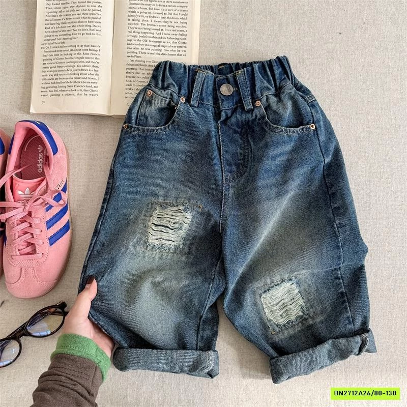 JEANS BAGGY RÁCH GỐI ADBABY