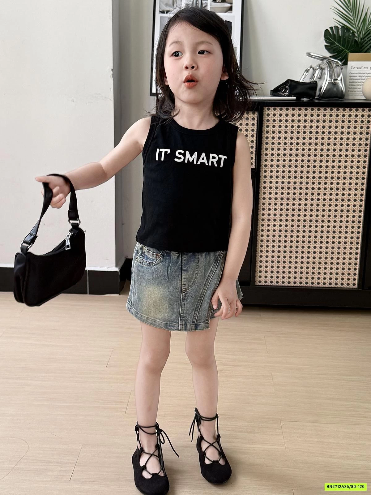 SHORT JEANS GIẢ VÁY