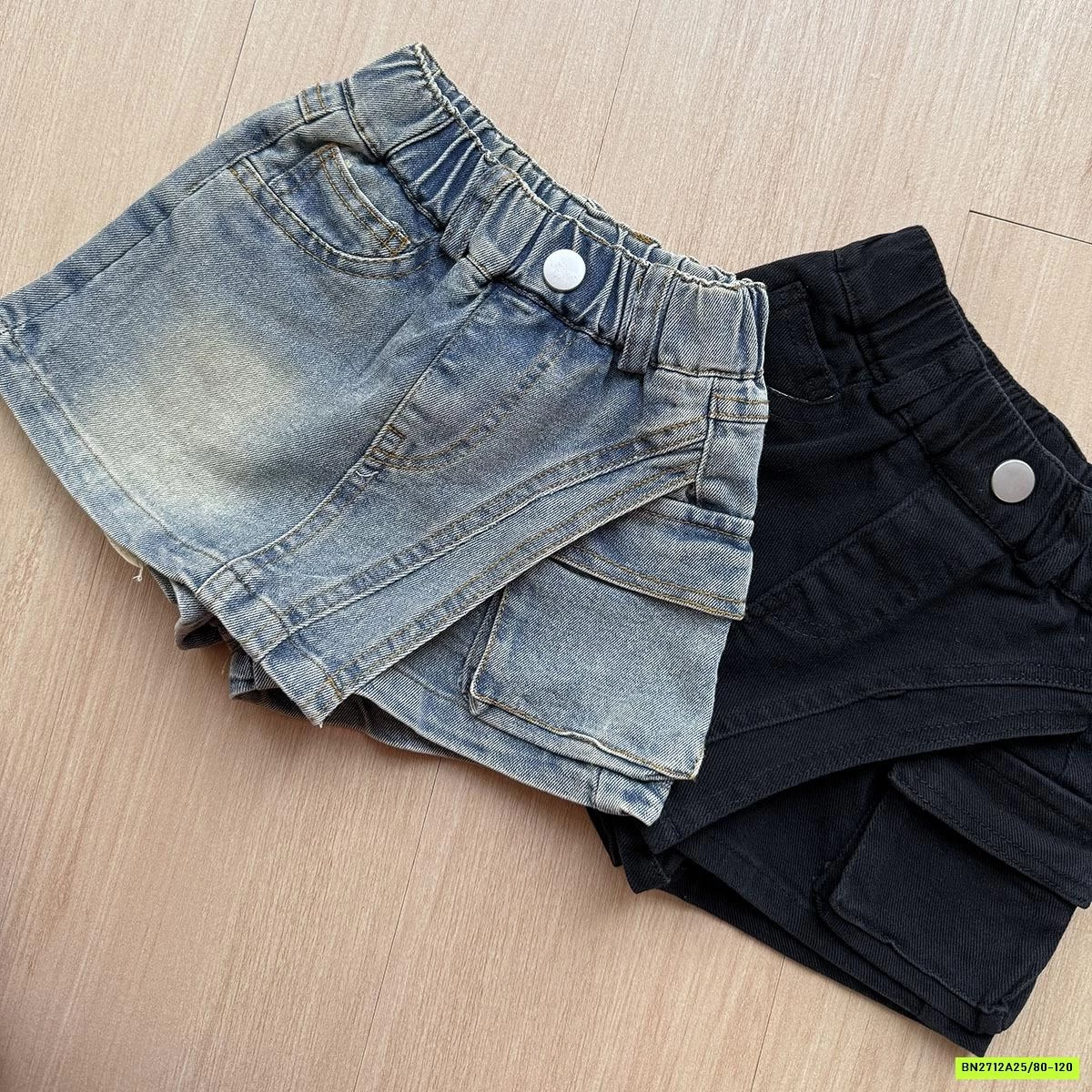 SHORT JEANS GIẢ VÁY