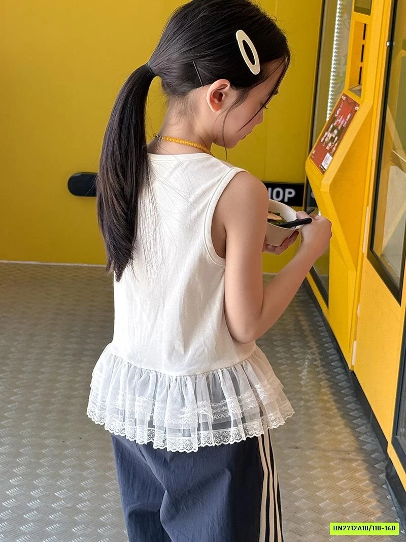 ÁO SÁT NÁCH VIỀN REN TCKIDS