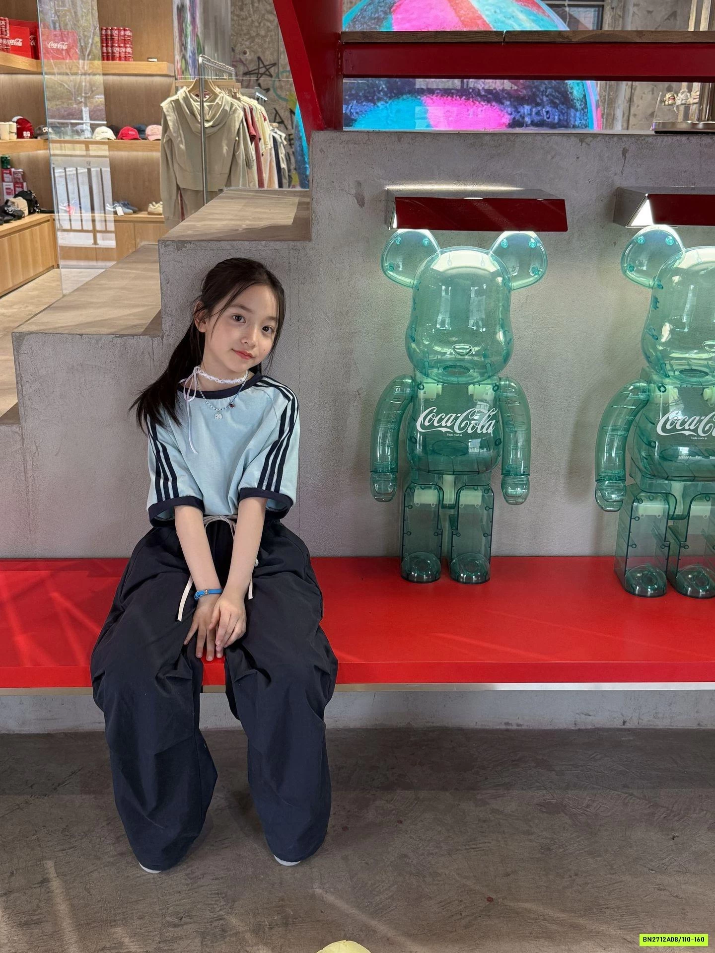 ÁO THUN CỔ TRÒN SỌC VAI TCKIDS