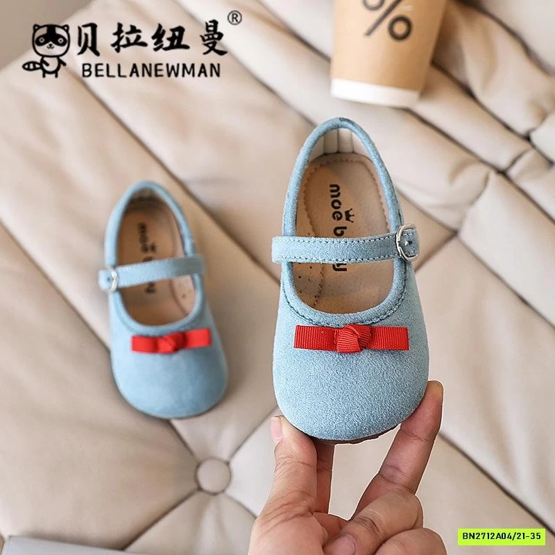 GIÀY BÚP BÊ GẮN NƠ MÀU