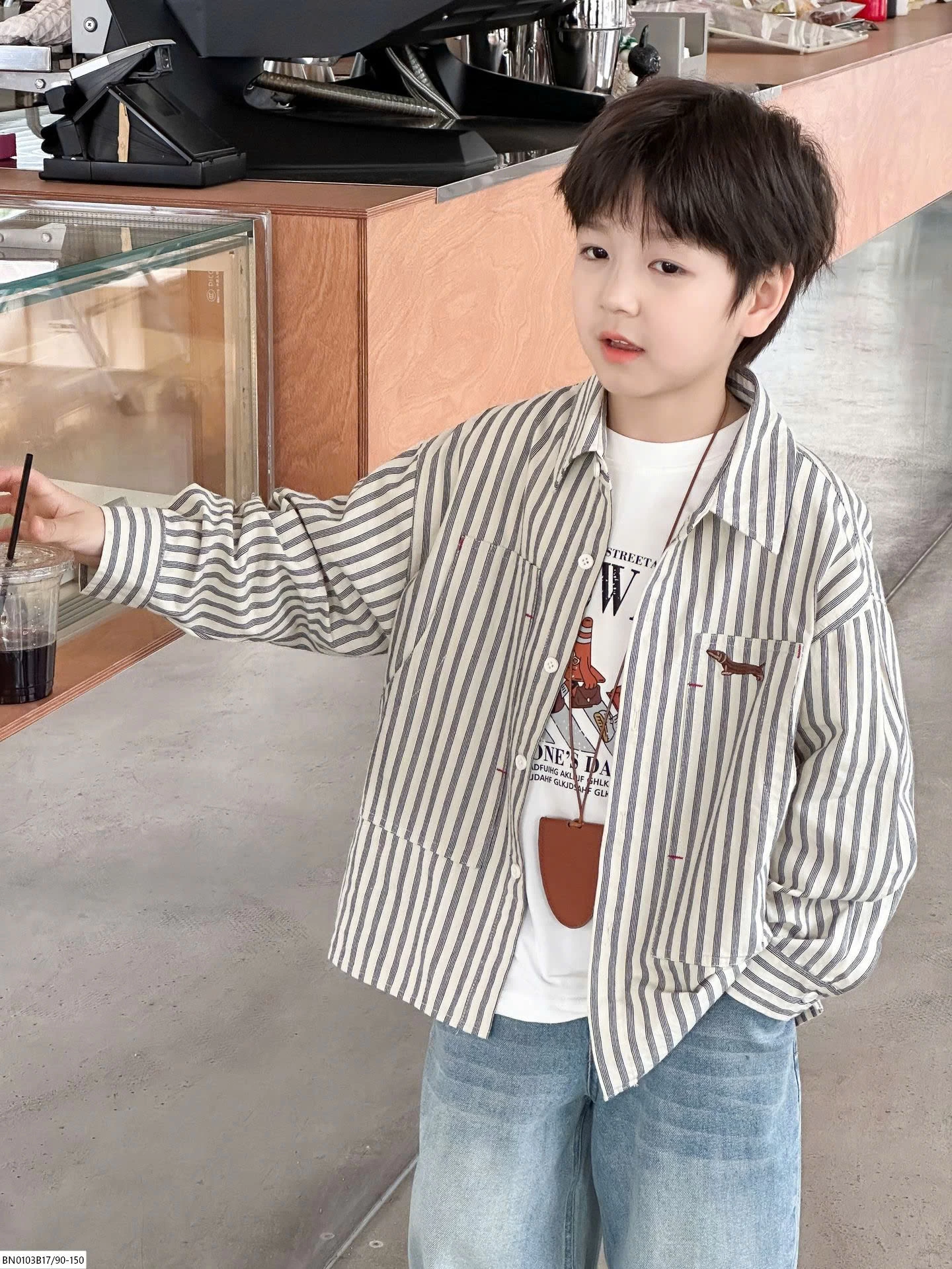 SƠ MI KẺ SỌC AMBB 25A136