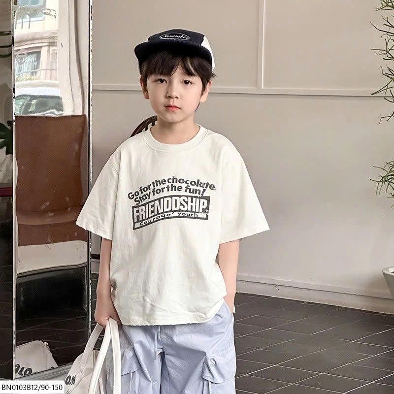 ÁO PHÔNG CHỮ FRIENSHIP AMBB 25A138
