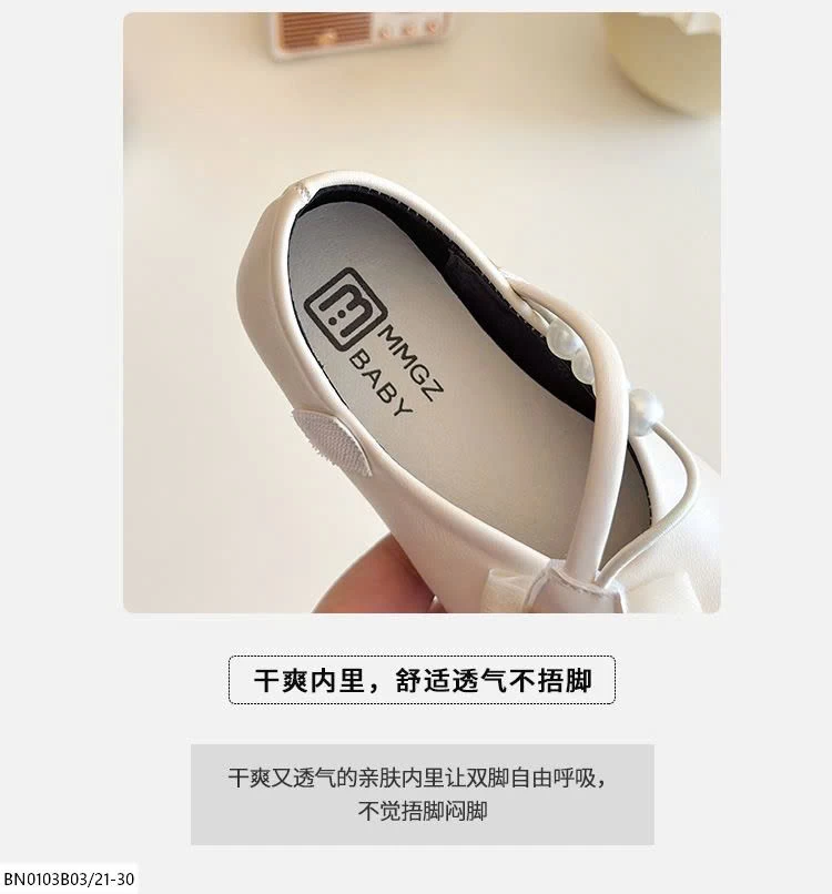 GIÀY BÚP BÊ GẮN NƠ MGBABY