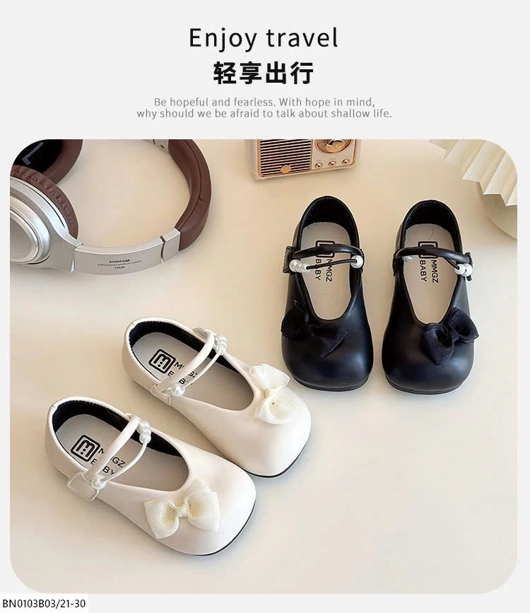 GIÀY BÚP BÊ GẮN NƠ MGBABY