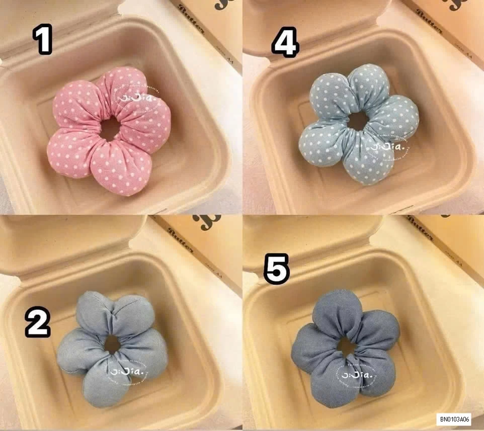 BUỘC TÓC BÔNG HOA 5 CÁNH