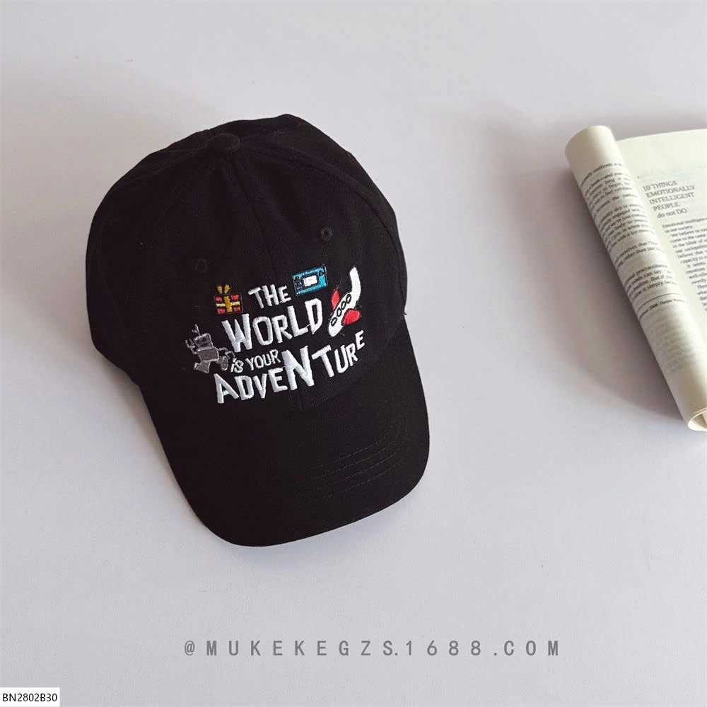 MŨ LƯỠI TRAI IN THÊU CHỮ