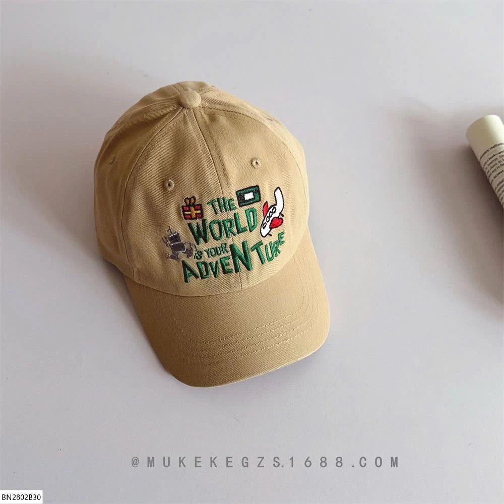 MŨ LƯỠI TRAI IN THÊU CHỮ