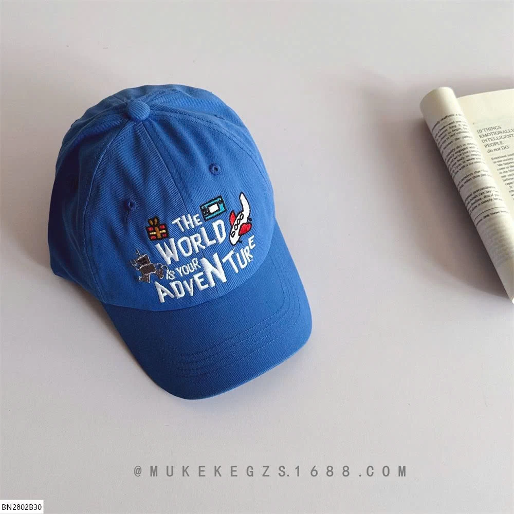 MŨ LƯỠI TRAI IN THÊU CHỮ