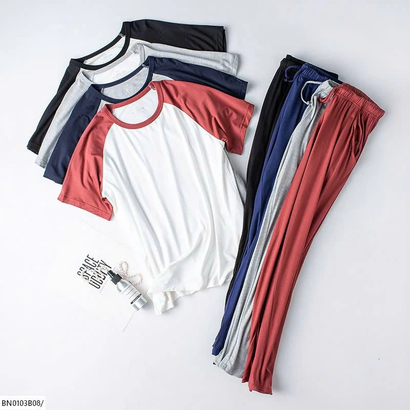 BỘ COTTON MỀM PHỐI MÀU MẶC NHÀ