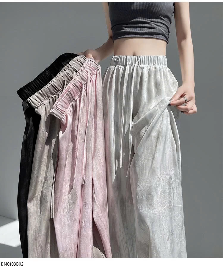 QUẦN LỤA ỐNG RỘNG SUÔNG MỀM