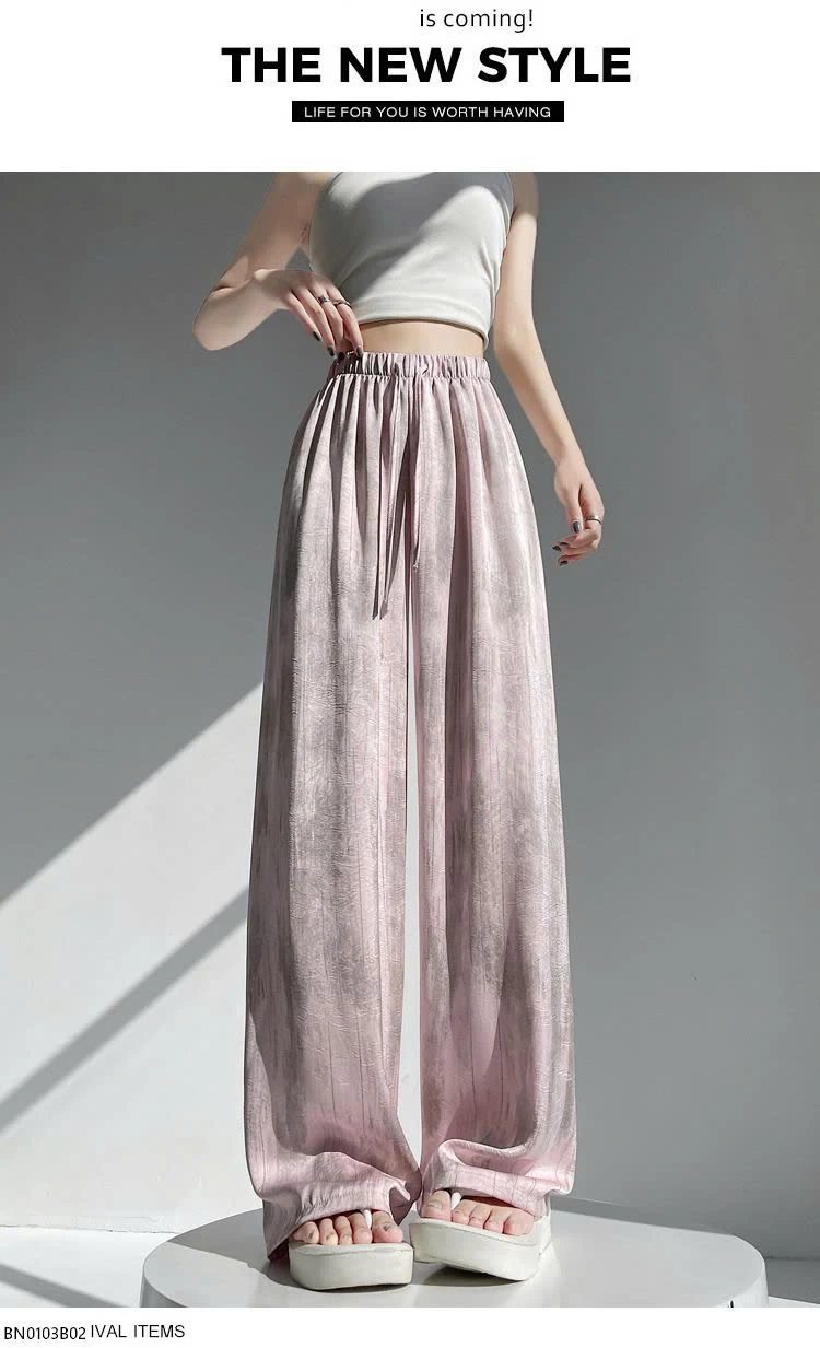 QUẦN LỤA ỐNG RỘNG SUÔNG MỀM