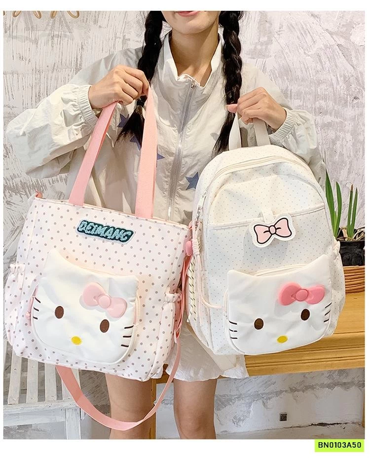 BALO TÚI ĐEO CHÉO KITTY DỄ THƯƠNG