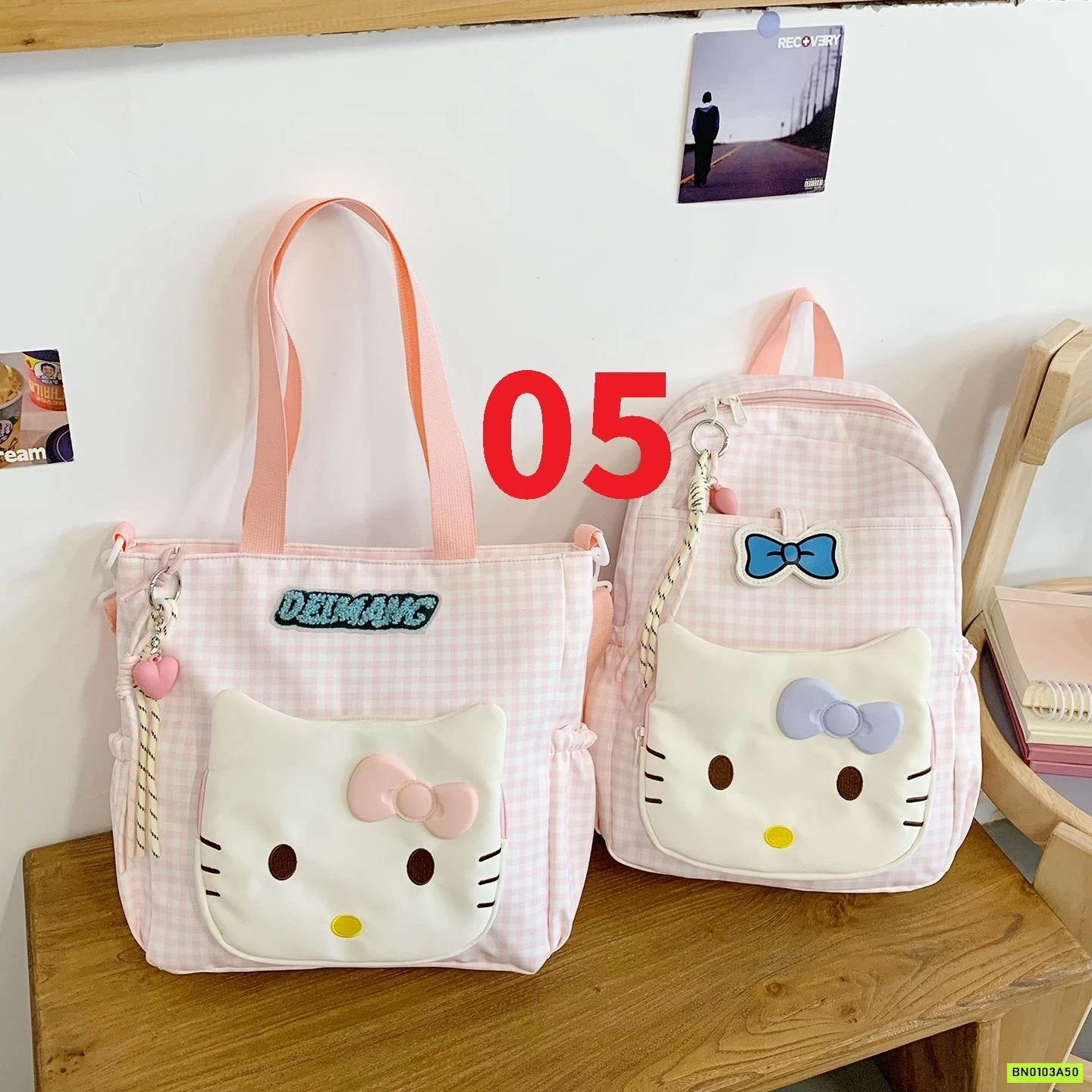 BALO TÚI ĐEO CHÉO KITTY DỄ THƯƠNG