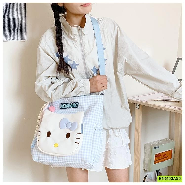 BALO TÚI ĐEO CHÉO KITTY DỄ THƯƠNG