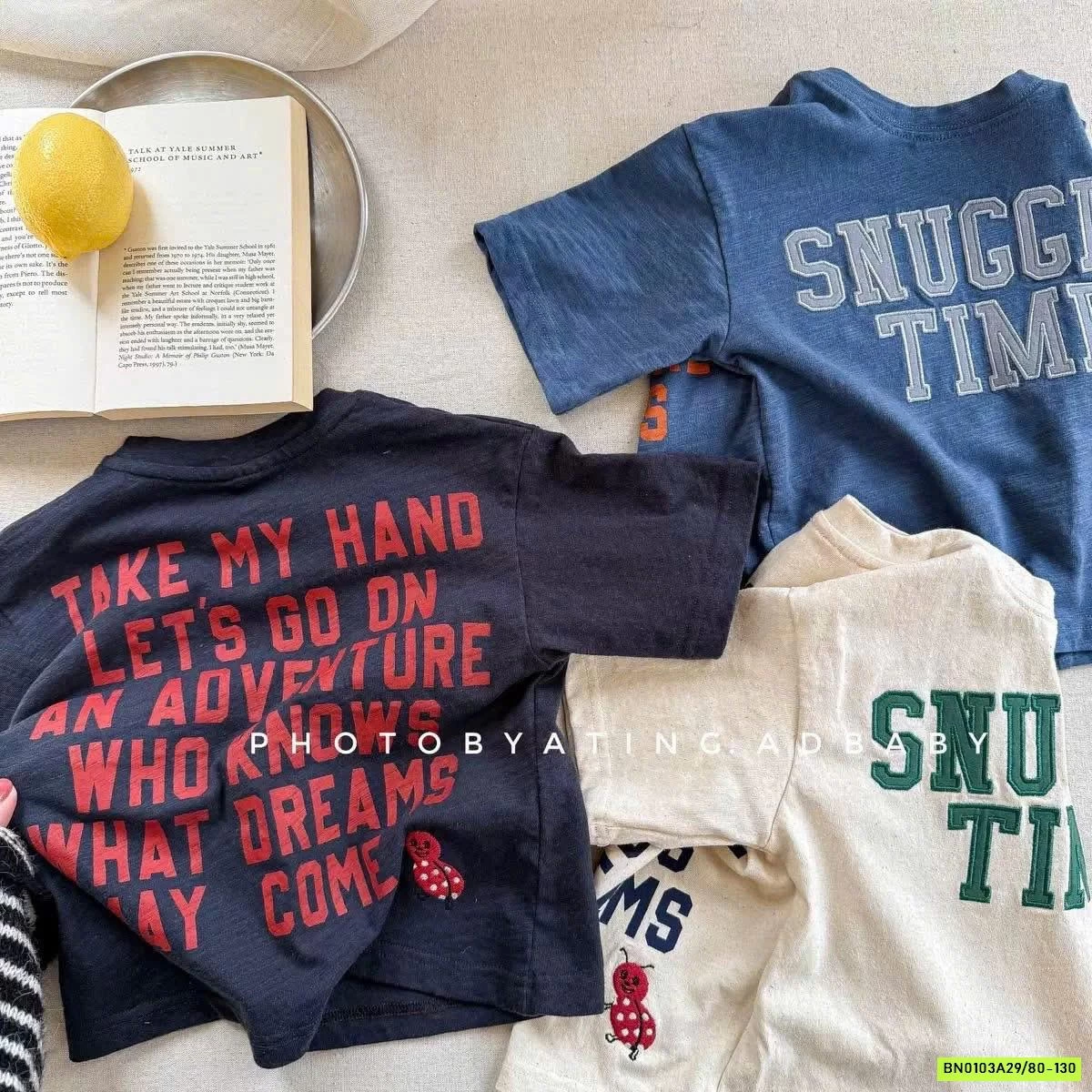 ÁO THUN CHỮ NỔI 6230 ADBABY