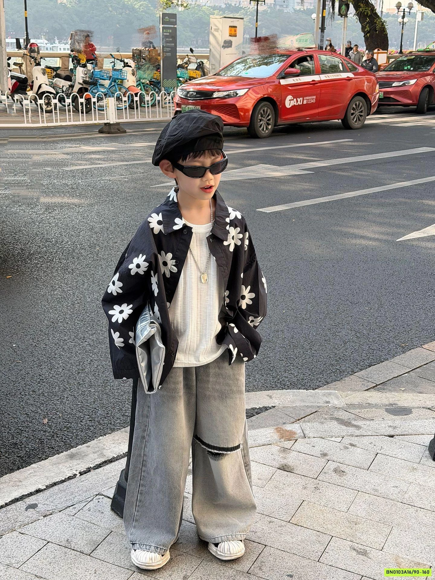 SƠ MI ĐEN HOA FANSHU